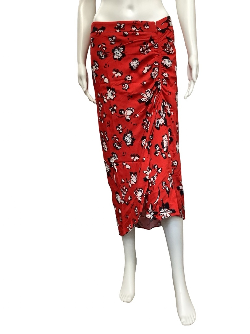 Veronica Beard Floral Print Midi Length Skirt Size: M/ US 8